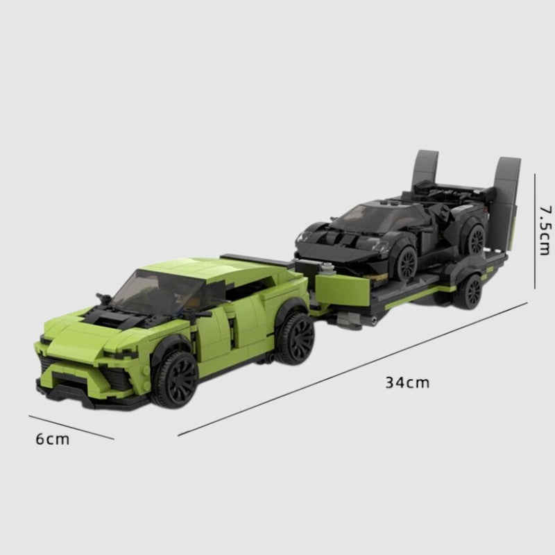 Lamborghini With Trailer