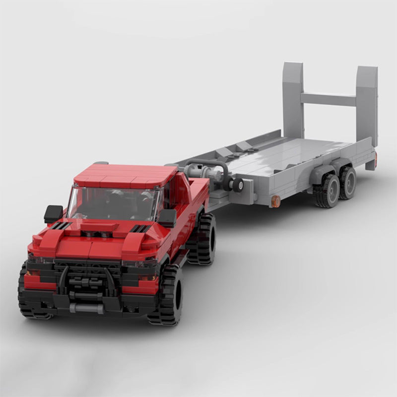 Dodge Ram 1500 TRX With Trailer