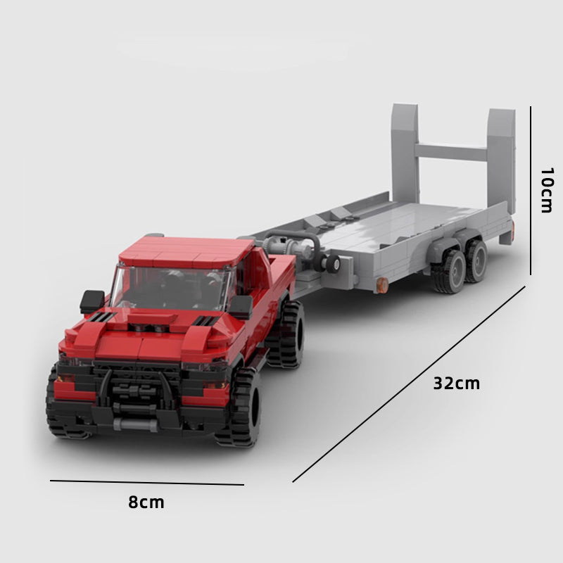 Dodge Ram 1500 TRX With Trailer
